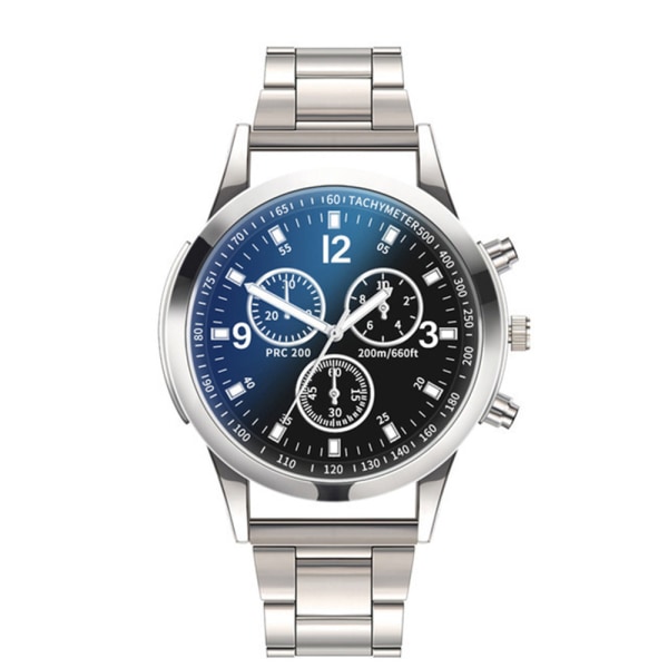 Herrklockor Business Quartz Watch Band Armbandsur Black