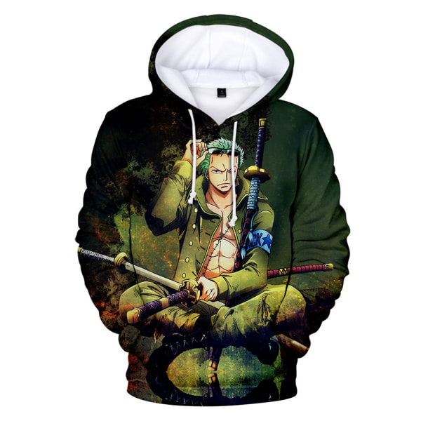 Pojke Flicka 3d Hoodie Mode Höst Vinter Demon Slayer Sweatshirt C 130cm