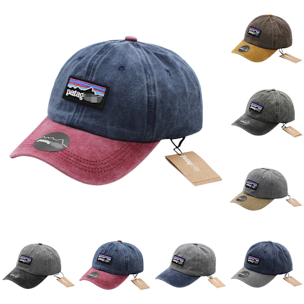 Herr Sommar Baseball Cap Baseball Lätt Sport Justerbar Utomhus Solhatt Yellow