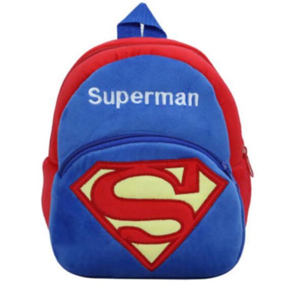 Studentryggsäck väska med stor kapacitet tecknad skolväska Superman