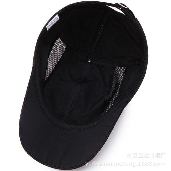 Cap för kvinnor män Sport Snapback Mesh Hat Dark Grey
