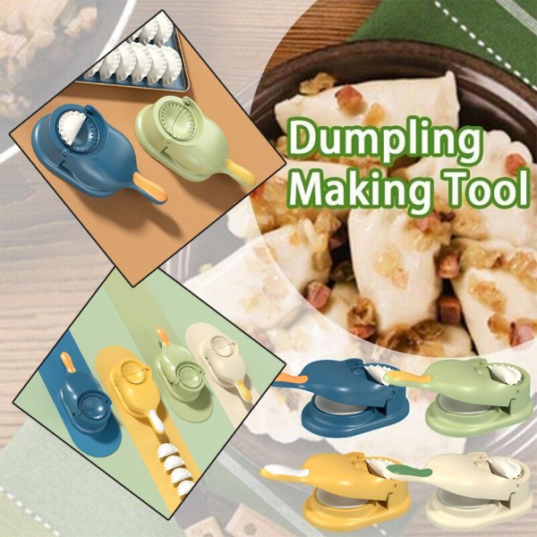 Dumpling Skin Maker Pressmaskin Deghandtag Verktyg Användbara Beige
