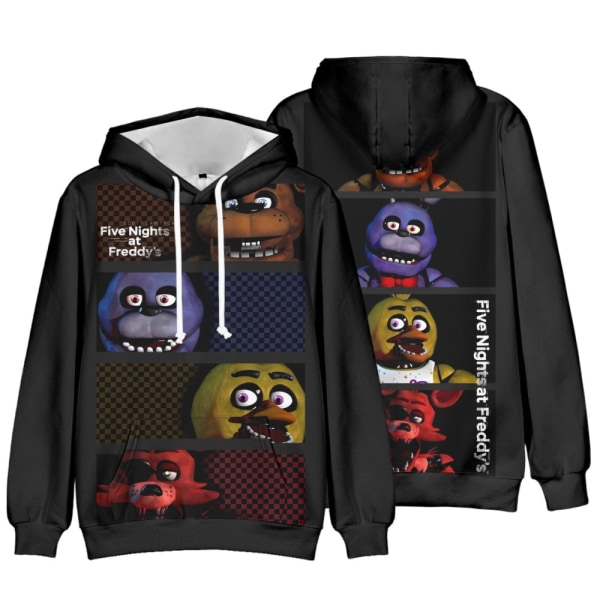 Pojke Flicka 3d Hoodie Mode Höst Vinter Teddybjörn Sweatshirt B 160cm