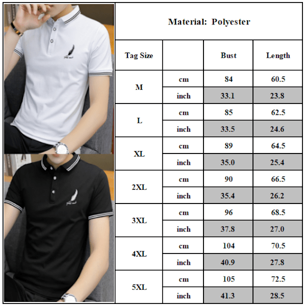 Herr Business Solid Kortärmad Poloskjorta, upp till 5XL Yellow 2XL