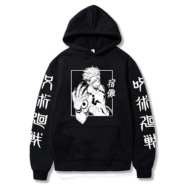 Jujutsu Kaisen Anime Manga Hettegensere Menn Ryomen Sukuna Trykk Genser Jumper Topp L