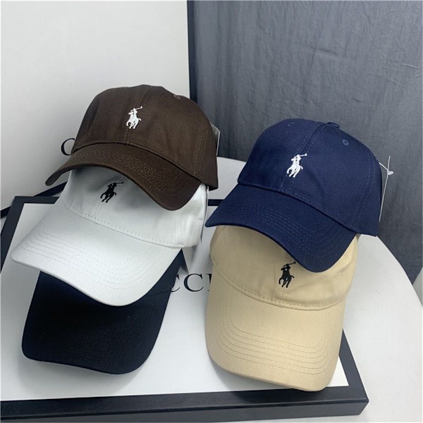 Polo Cap Herr Dam Baseballkeps Strapback Justerbar Casual Sport Solskärm Kepsar Tibetan blue