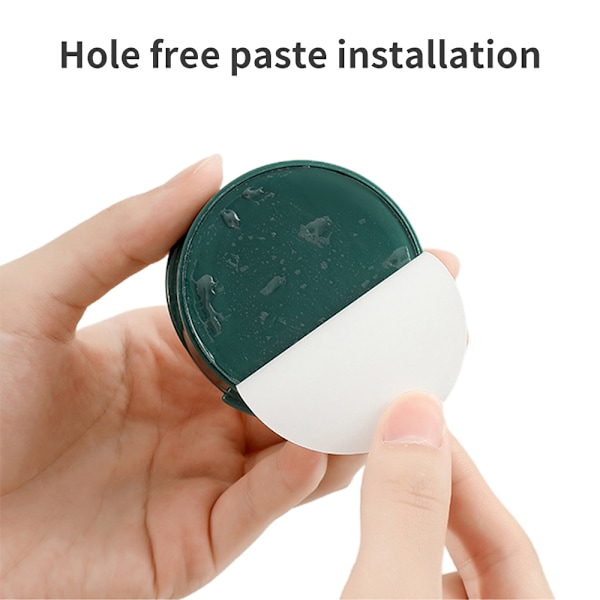 Handdukskrok Självhäftande Diskhanddukshållare för Kök Green 2PCS