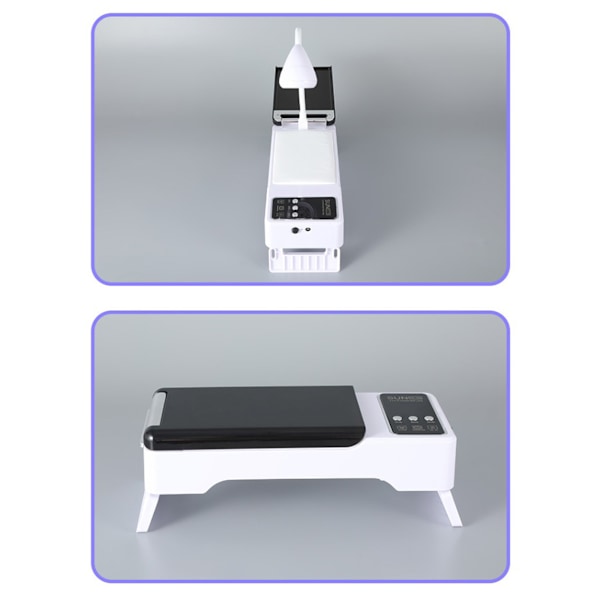 [3-dages forsendelse] Gel LED neglelampe - 3 timer tørretumbler - LCD-display - Hurtigtørrende neglekunstlampe - 72 W foldbar handske pude neglelampe, med 24 LED-lampeperler