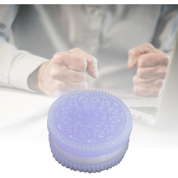 Rosa Cookie Squishy, Taba Squishy Stressavlastande Leksak, Klämma Sandwich Simulation, Ultra-Mjuk Avkoppling Leksak Purple