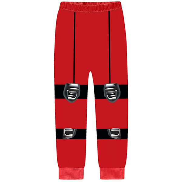 Flickor Pojkar Deadpool Wolverine Pyjamas Barn Nattkläder Loungewear Pyjamas Set Cosplay 110cm
