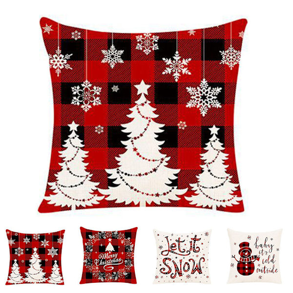 Juleputetrekk for sofa dekor Julepute 2