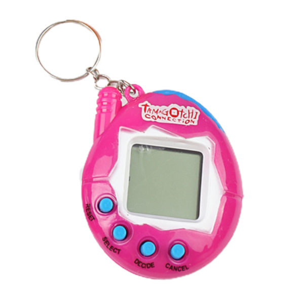 Elektronisk Pet Toy Robot Hund Digital elektronisk Pet Toy Key Ring pink