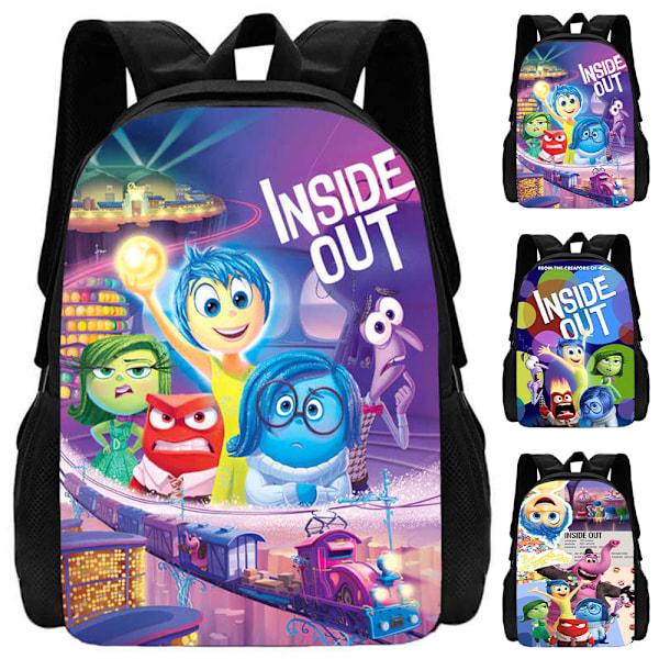 Inside Out 2 Reppu Lasten Juniorikoululaukku Matkaopiskelijan Olkalaukku C