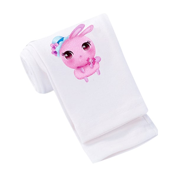 Cartoon Unicorn Tryckta Barn Flickor Skinny Leggings Byxor Byxor 2-12 År White 160cm