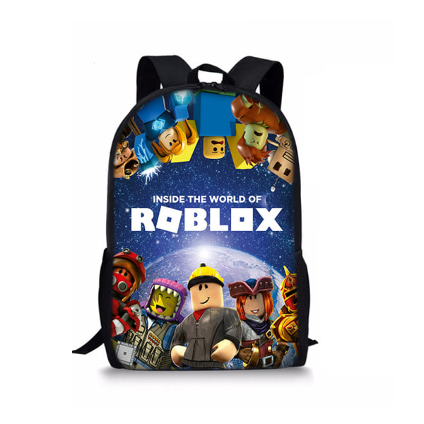 Roblox Spel Barn Ryggsäck Resväskor Bokväska B