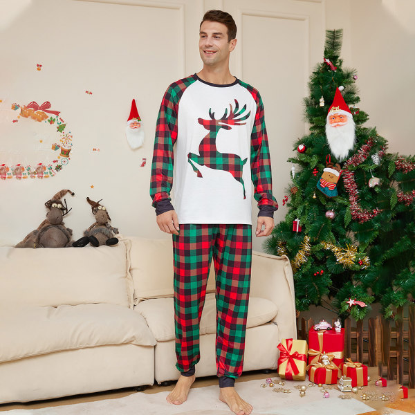 Familjematchande julpyjamas Jammies Herrkläder Nattkläder Dad S