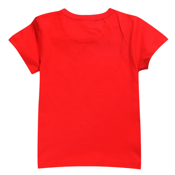 Disney Luca Shirt Girls Boys Anime Top Sea Monster Short Sleeve Red 140CM