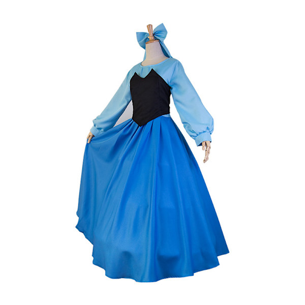 Vuxen Sjöjungfru Kostym Ariel Klänning Prins Eric Cosplay Kostym Maskerad Outfit M