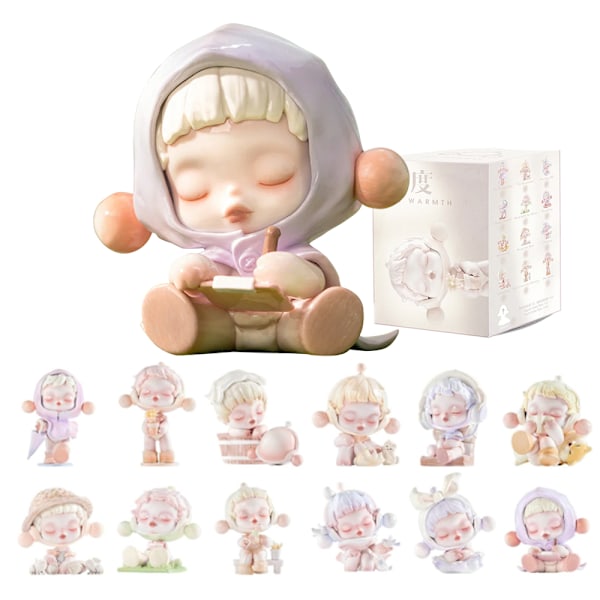 Pop Mart Labubu The Monsters Skelet Panda Holder Varm Serien Labubu Blind Box Samlerfigur Tilfældig Samlerobjekt (1 Blind Box, 9cm)