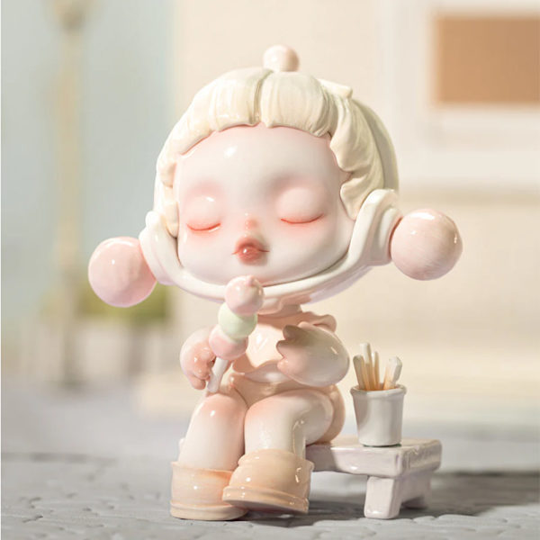 Pop Mart Labubu The Monsters Skelet Panda Holder Varm Serien Labubu Blind Box Samlerfigur Tilfældig Samlerobjekt (1 Blind Box, 9cm)