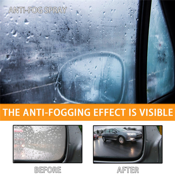 Car Glass Coating Spray Anti-im Spray Förhindrar imma