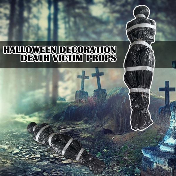 Halloween-dekorationer Dead Victim Rekvisita Skräckdekor för utomhusbruk