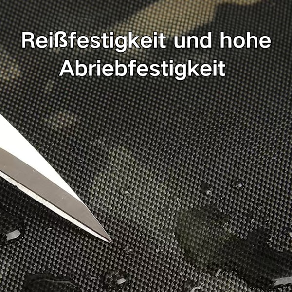 [3 päivän lähetys] Kalastuslaukut, yleiskäyttöinen laukku, vedenpitävä ja kulutusta kestävä, pehmustetulla olkahihnalla ja kantokahvoilla, Camouflage