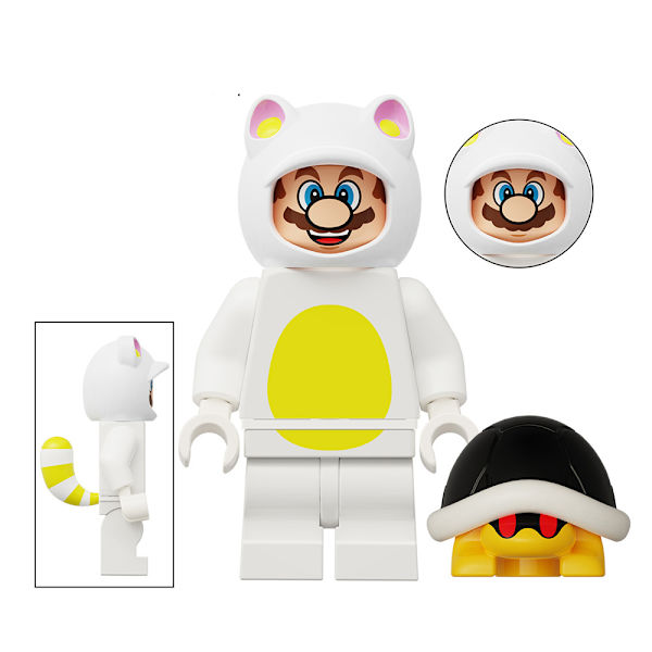8 st/set Super Mario Bros Mini Figurer Leksaker Dockor Actionfigurer 8PCS