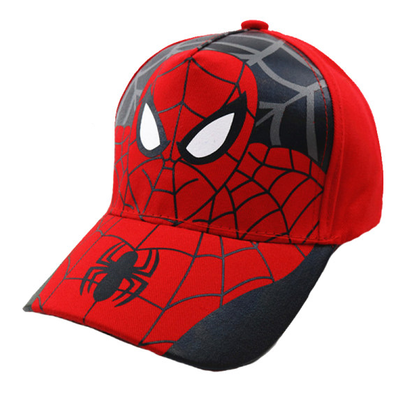 Spiderman keps utomhus baseball keps Spiderman hiphop keps red 48-53cm