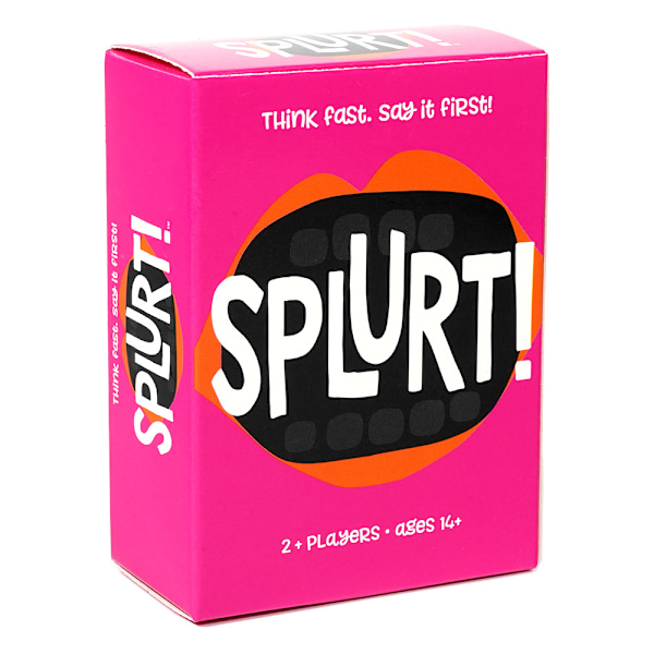 Nytt Splurt Gamewright The Think Fast, Say It Fast Kortspel 2+ Spelare Ålder 10+
