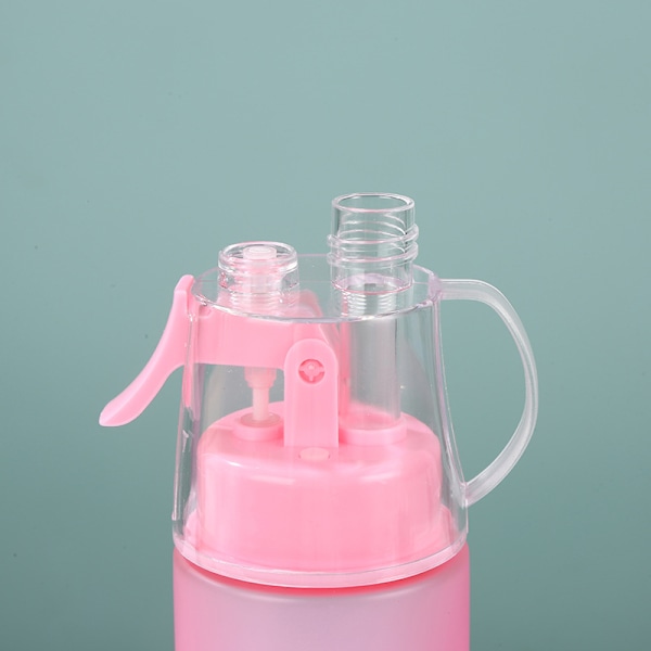Vattensprayflaska Dimsprayflaska Sportvattenflaska för Utomhusvätskebalans 580ml Dricksflaska med Flip-sugrör, för Cykling Klättring Fitness Pink