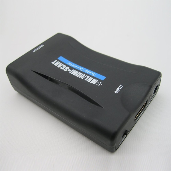 Scart–HDMI-sovitin 1080p video- ja audiomuunnin