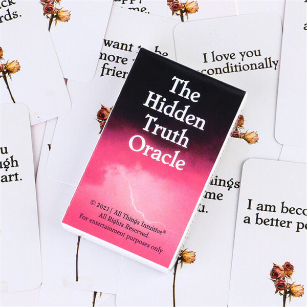 The Hidden Truth Oracle Cards Tarotkortbrädspel för fest