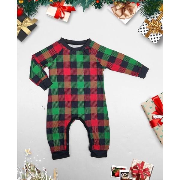 Matchande julpyjamas för familjen Baby 9M