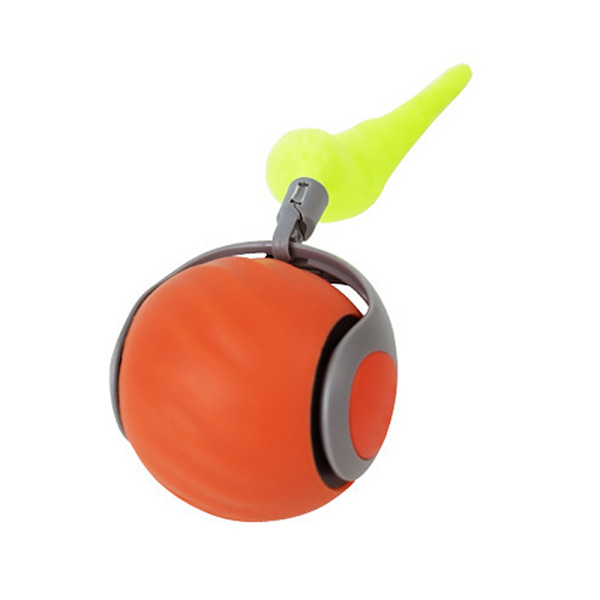 Rullande Boll, Rullande Boll Hundleksak, Interaktiv Rullande Hundboll, Interaktiv Kattboll, Självrullande Kattleksak Orange