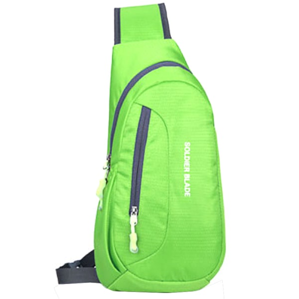 Vattentät Chest Pack Bag Climb Sport Outdoor Cykelryggsäck green 21*41*10cm