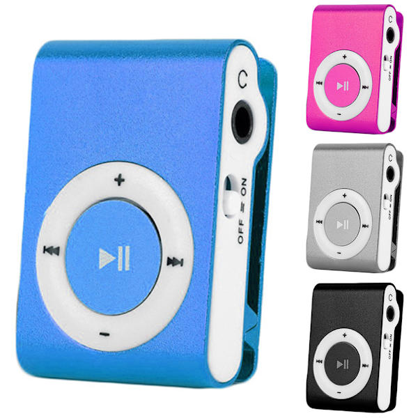 Mini digitaalinen MP3-multimediasoitin LCD-näytöllä, lahjat Black