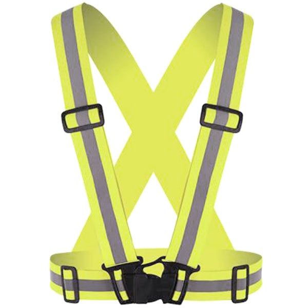 Säkerhet midjebälte Hi-Viz reflekterande reflexväst Yellow