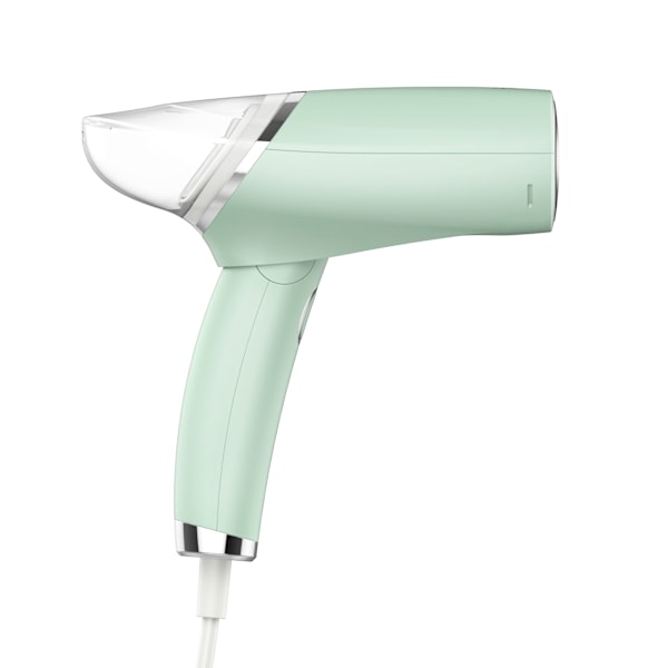[3-dages forsendelse] Steamer - Foldbar 100 ml synlig vandtank - Hurtig opvarmning - 30 sekunders opvarmningstid - 1000 W - Bærbar steamer - til hjemmet, kontoret, rejser