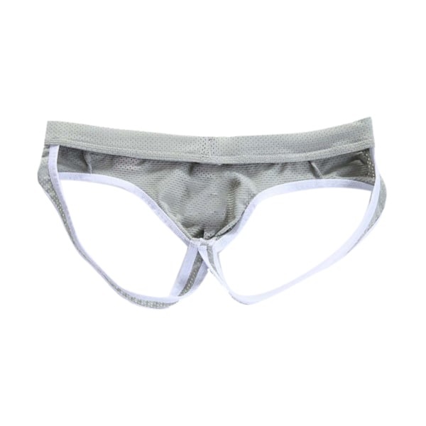 Män Låg Midja Sexiga G-strings Kalsonger Herr Underkläder Gray L