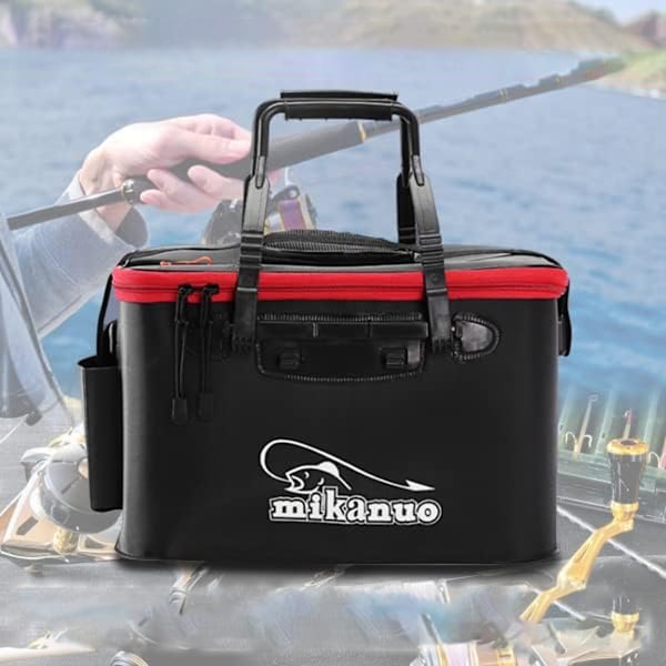 [3-dagers forsendelse] Fiskekasse, 23L fiskebag, fiskeboks, sammenleggbar bøtte, agnfiskerom