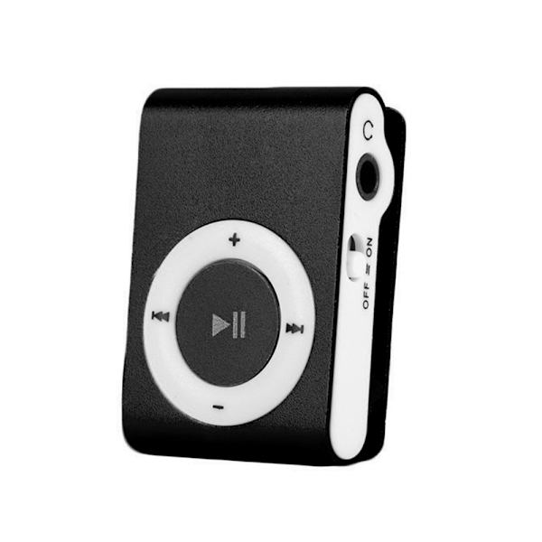 Mini digitaalinen MP3-multimediasoitin LCD-näytöllä, lahjat Black