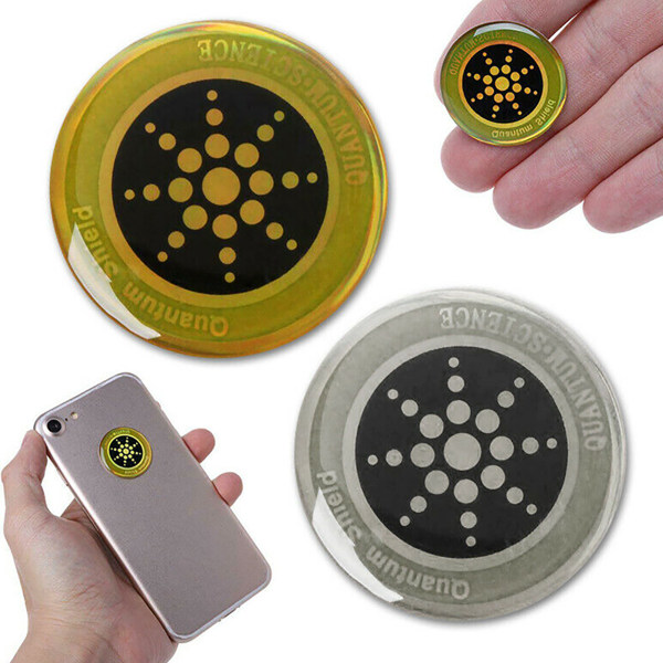 Mobie Phone Anti-strålningsdekaler EMF-skydd för surfplattor Golden 