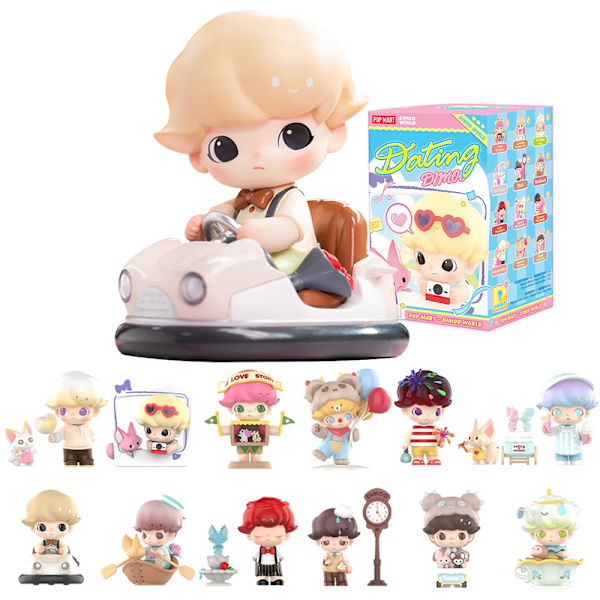 Pop Mart Labubu The Monsters Date Day Series Labubu Blind Box Samlerfigur Tilfeldig Samleobjekt Kreativ Gave (1 Blind Box, 9cm)