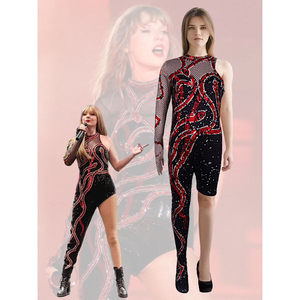 Taylor Swift -asut haalarit Halloween-asu lomaan 180cm