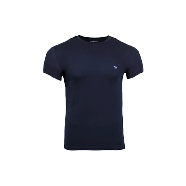 T-shirt Emporio Armani Mand lige Blå Bomuld Blå jag