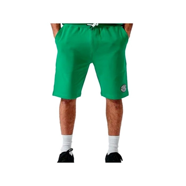 Kort løbetræningsshorts mand - KAPORAL - BULLY - Elastisk talje - 3 lommer Grön jag