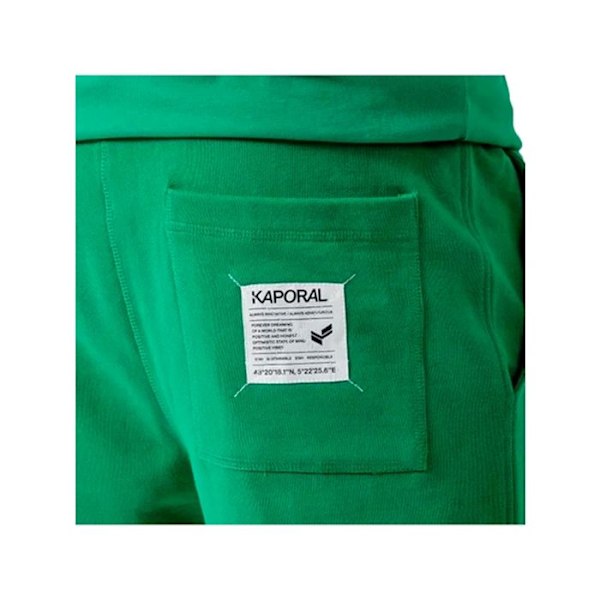 Kort joggingshorts herr - KAPORAL - BULLY - Elastisk midja - 3 fickor Grön XL