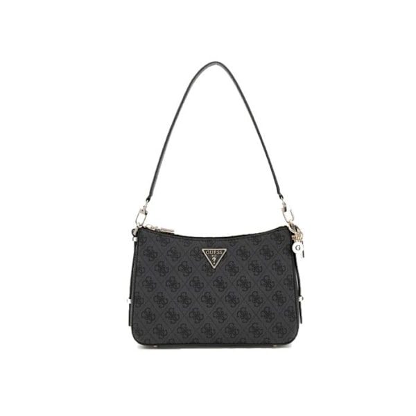 GUESS Axelharm grey black för kvinnor - Eco Erica Top Zip Axelharm Coal Logo 280352 mörkgrå, svart