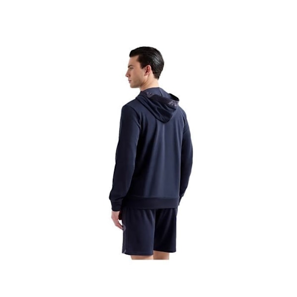 Sweat Emporio Armani Homme Ligne Aigle Bleu Coton - M